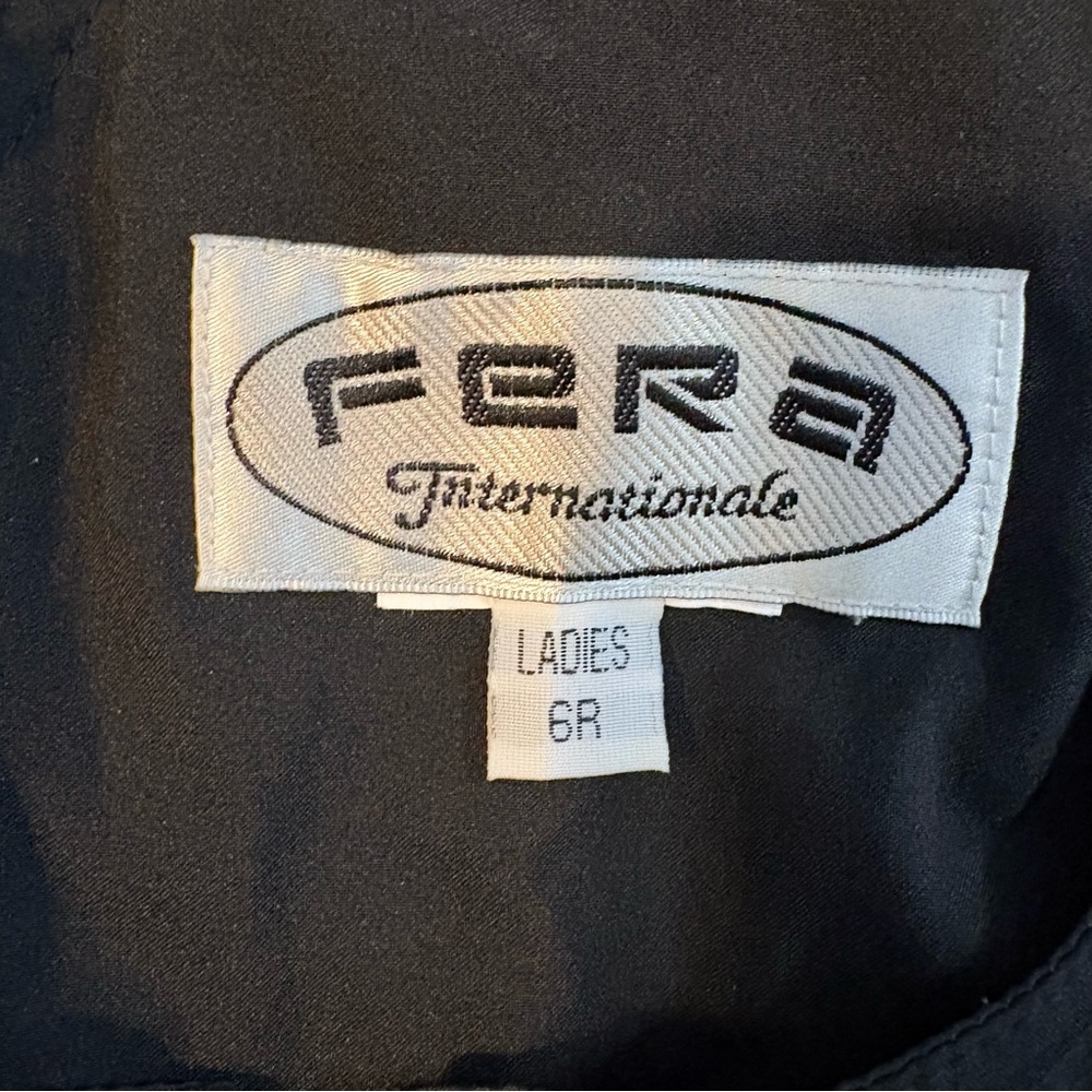 Fera Vintage Black Women's Snow Suit Overalls Size 6 - Picture 6 of 16